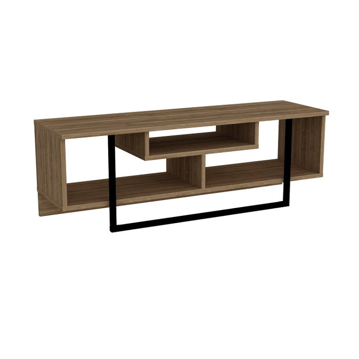 Hanah Home Asal (120) Soporte para TV Nogal y Negro Hanah Home Asal (120) Soporte para TV Nogal y Negro